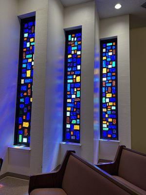 Beautiful stained glass windows