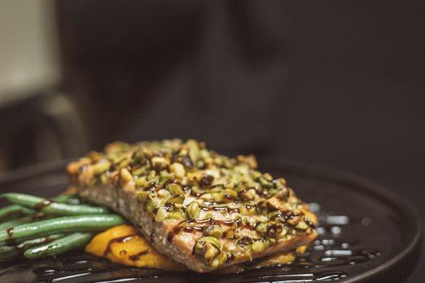 Pistachio Crusted Salmon