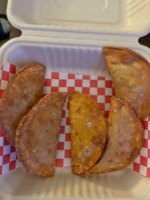 Beef and chicken empanadas