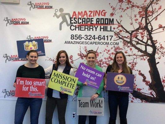 We escaped!