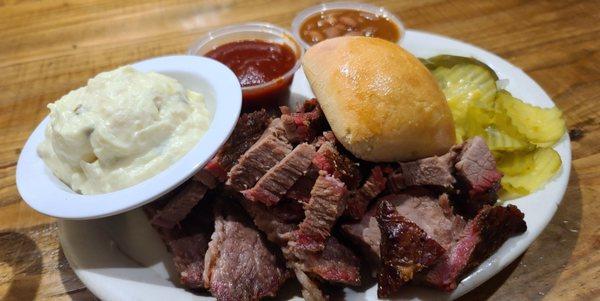 Brisket plate.