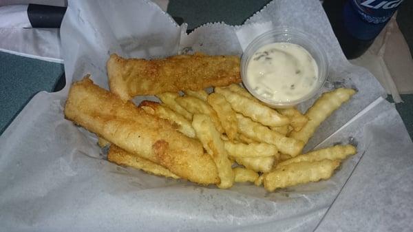 Fish and chips basket