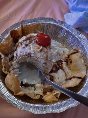 Fried ice cream