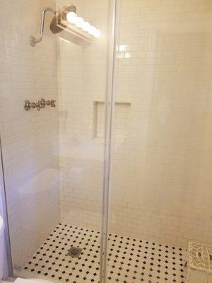 Luling shower remodel complete #2