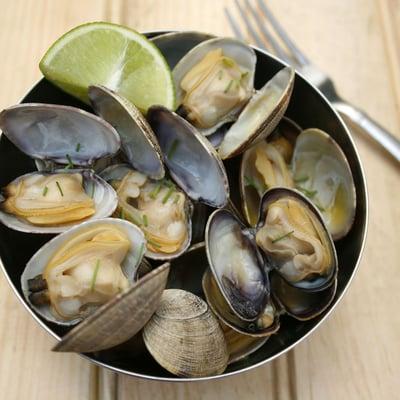 Manila clams, perfect for tossing into pasta