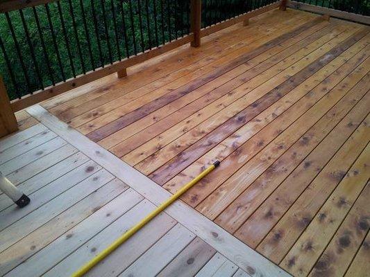 Deck Staining