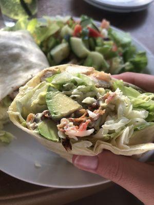 Avo Chicken Wrap