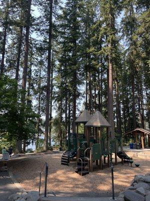 Nice shaded playground for ages 2-5!