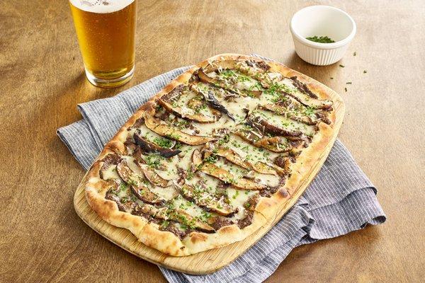 Wild Mushroom Flat Bread Pizza