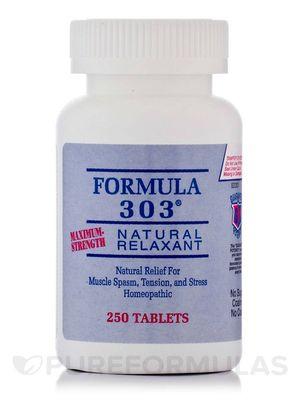 We sell Formula 303- a safe natural muscle relaxant!