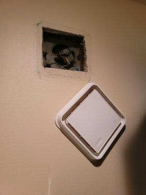 Bathroom fan safety concern