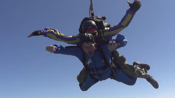 Free fall at 13,000 feet!