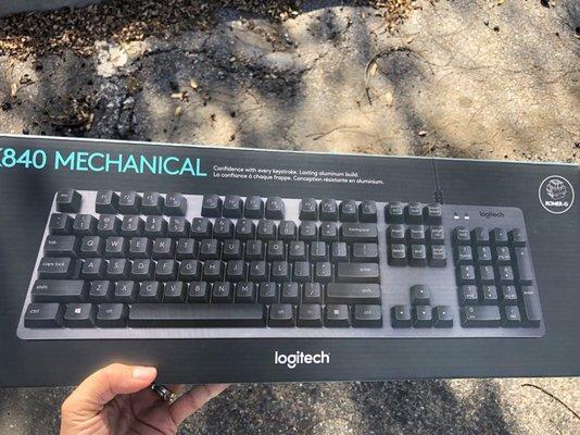 Mechanical keyboard good for your fingers