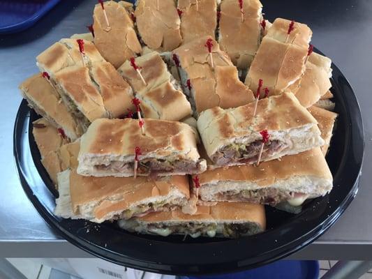 Cuban sandwich for party