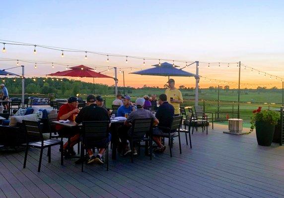 Gather with friends for a beer on our newly expanded deck!