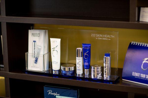 We feature ZO medical grade skincare!