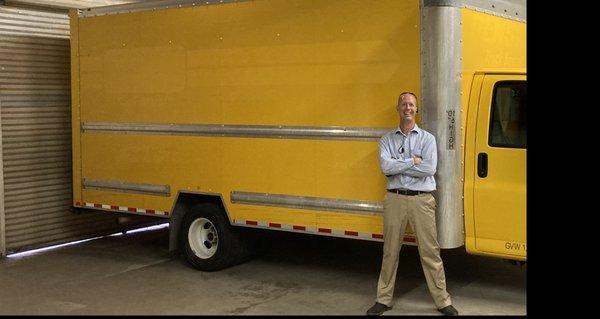 The owner with his first truck