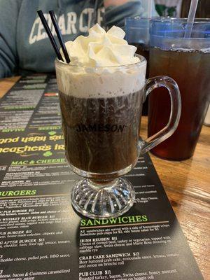 Irish coffee