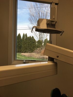 View from the dental chair.