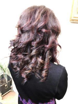 Hair colors done by Tammy