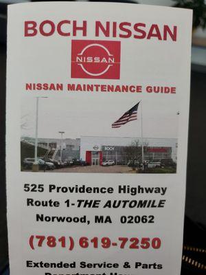 Nucar Nissan of Norwood Service