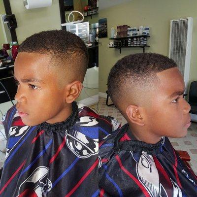 Kids Fades and Line Up