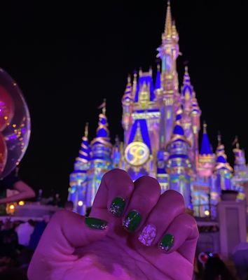 Disney Nails for a trip to Disney!