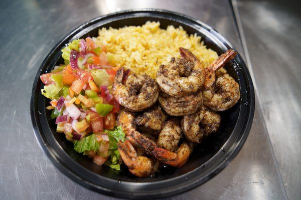 Jerk Shrimp w/ Pumpkin Rice