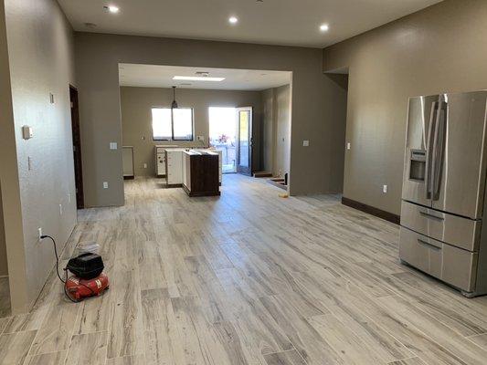 My flooring is the wow factor of my remodel.