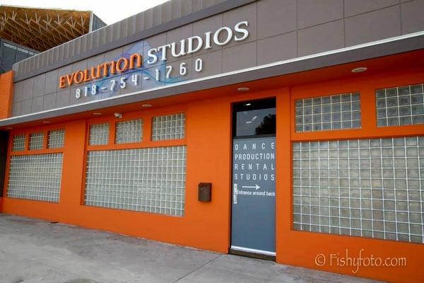 Evolution Studios, front of building off of Burbank Blvd, NoHo, CA