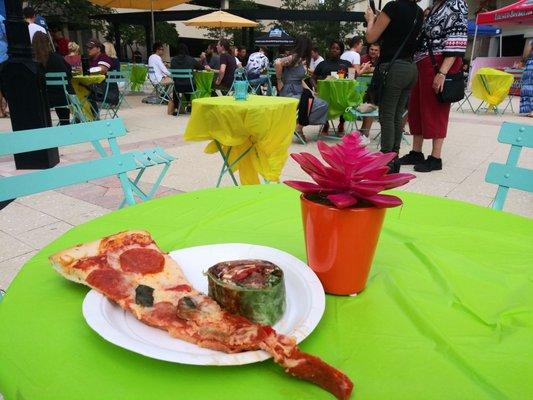 Downtown pizza items at Taste of Downtown Clearwater