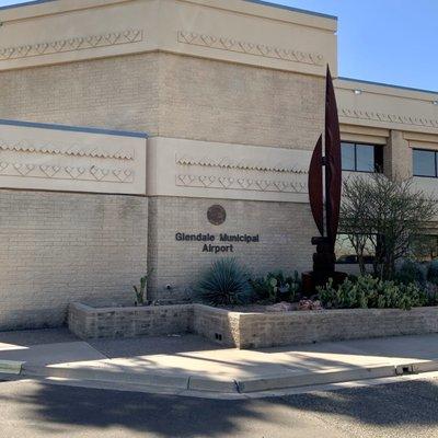 Main building at Glendale Airport.