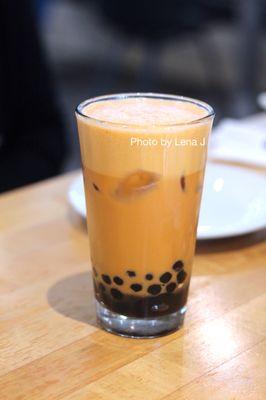 Thai Milk Tea with Boba ($6.25)