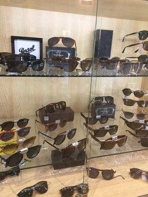 Some of the Persols @Sunglass Brands Internationa