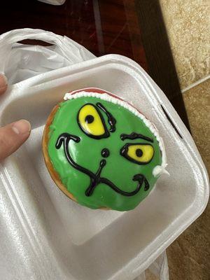 Grinch donut