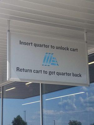 The quarter-cart exchange. Very intriguing.