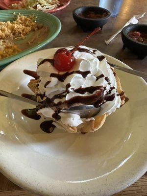 Yummy deep fried ice cream