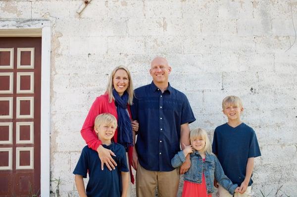 Dr. Beth & Dr. Scott and their kiddos