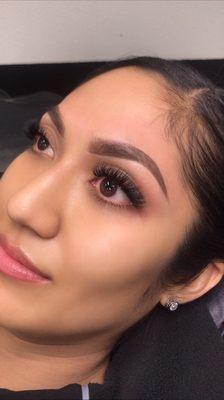 Volume Lash Set and Brow Shaping