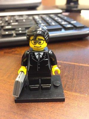 Lawyer mini-figure.