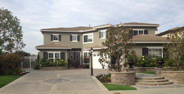 Complete exterior home painting