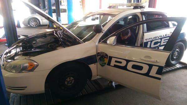 Titusville Police Cruiser almost ready for action