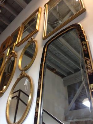 Custom mirrors - Antique, Beveled, Clear, Framed.