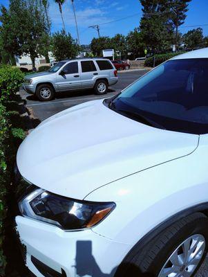 They did a great job getting all the blue paint off of my car I really appreciate their family orientated customer service and great price.