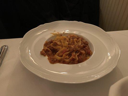 Pasta bolognese