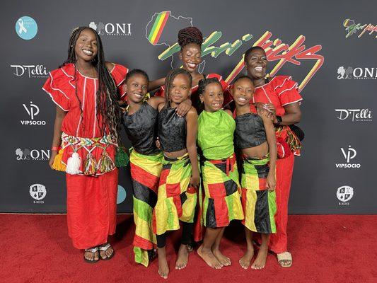 African Soul International performing for Akon in Hollywood on September 13, 2023