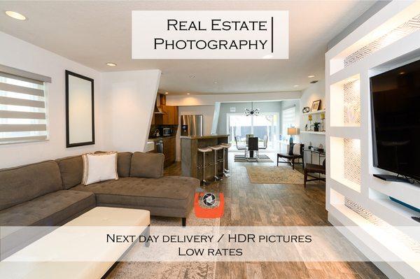 Real estate photography: capturing HDR high quality photography, Image edition, retouch, manipulation, color correction