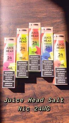 We have many brands of Salt Nicotine 24 MG juices. Juice Head is new to our shop , check it out!