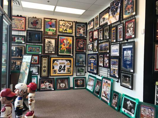 Visit our sports collectibles & frame shop  Dogtown Sports Collectibles & Framing 6410 Wise Avenue  St Louis MO 63139 314-899-7601