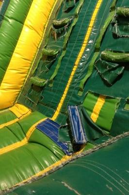 Bouncy things falling apart